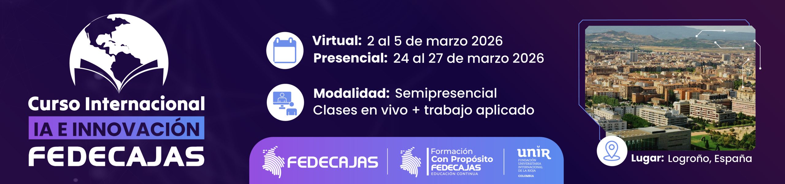 Curso Internacional IA e Innovación Logroño 2026