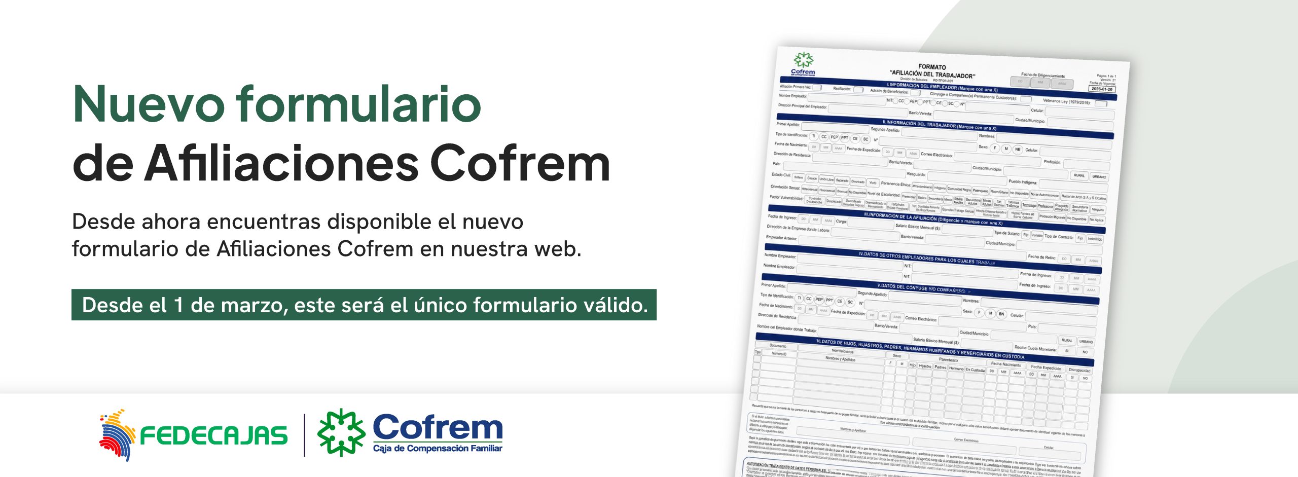 Afiliaciones Cofrem