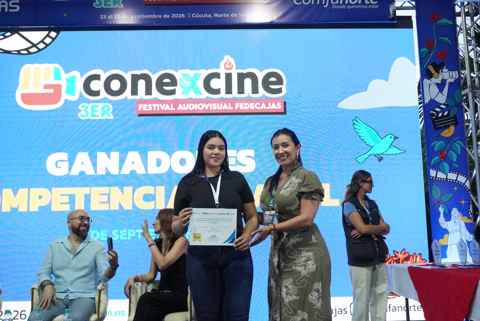 Reconocimiento Beca UNIR a Las voces del Catatumbo en CONEXCINE 2026