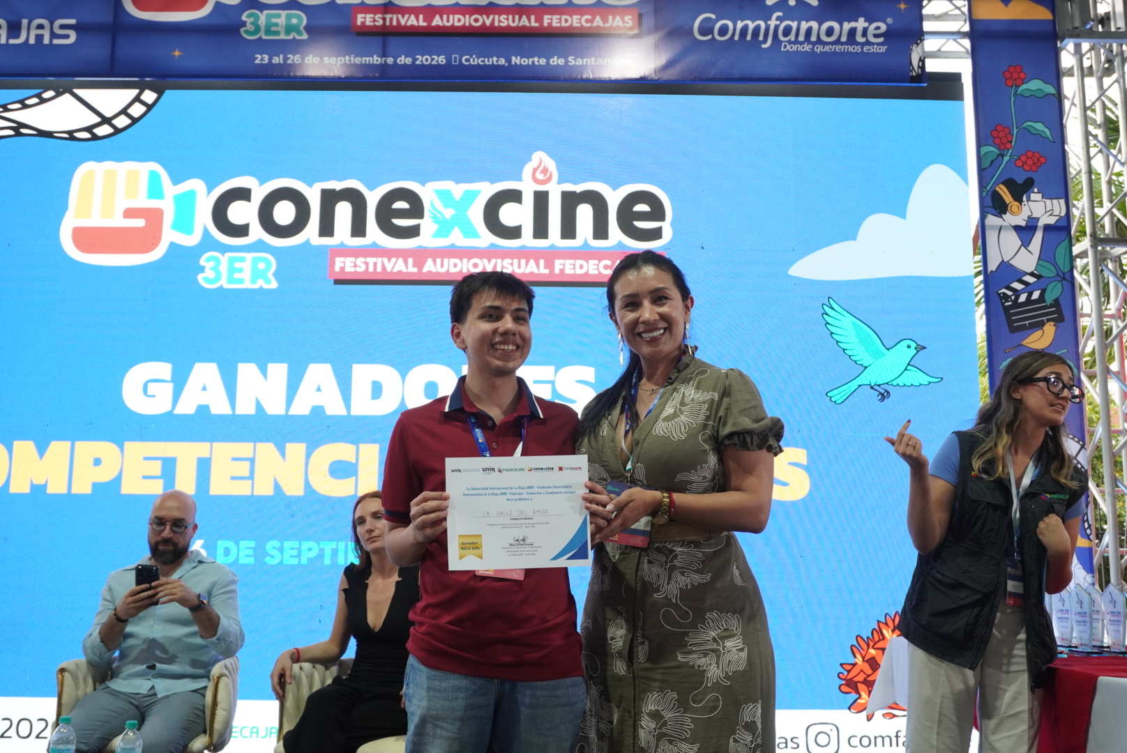 Reconocimiento Beca UNIR a La calle del amor en CONEXCINE 2026