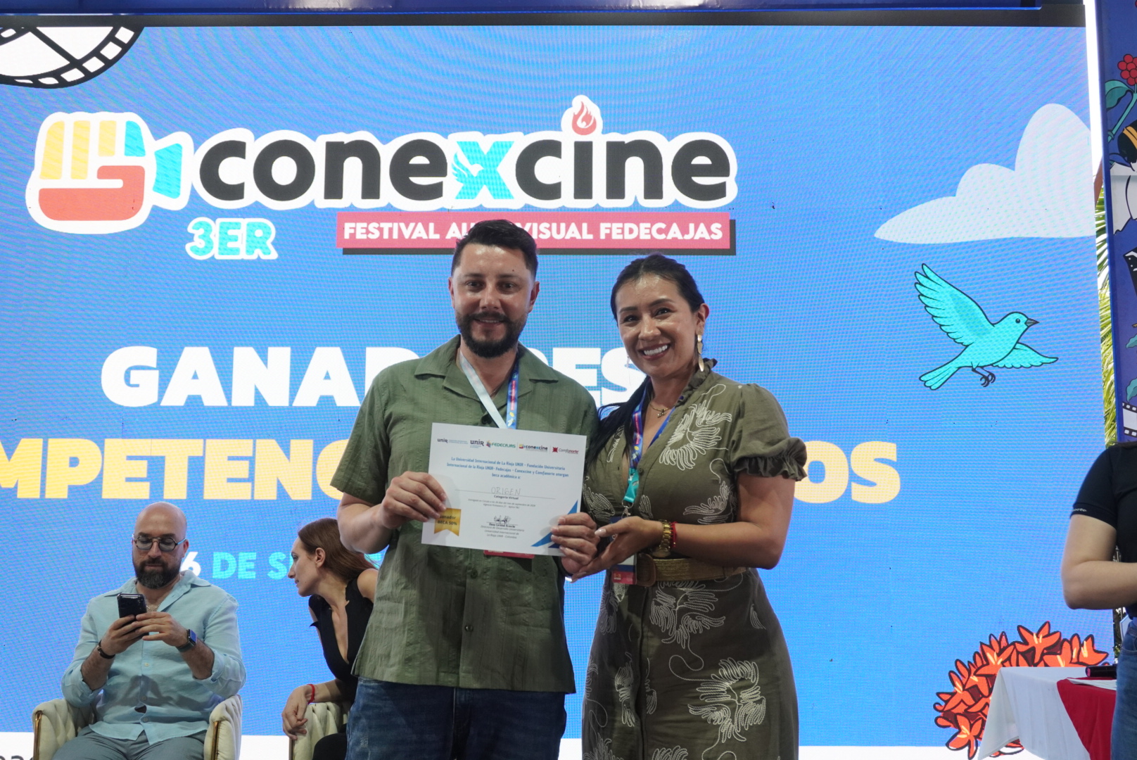 Reconocimiento Beca UNIR a Origen en CONEXCINE 2026