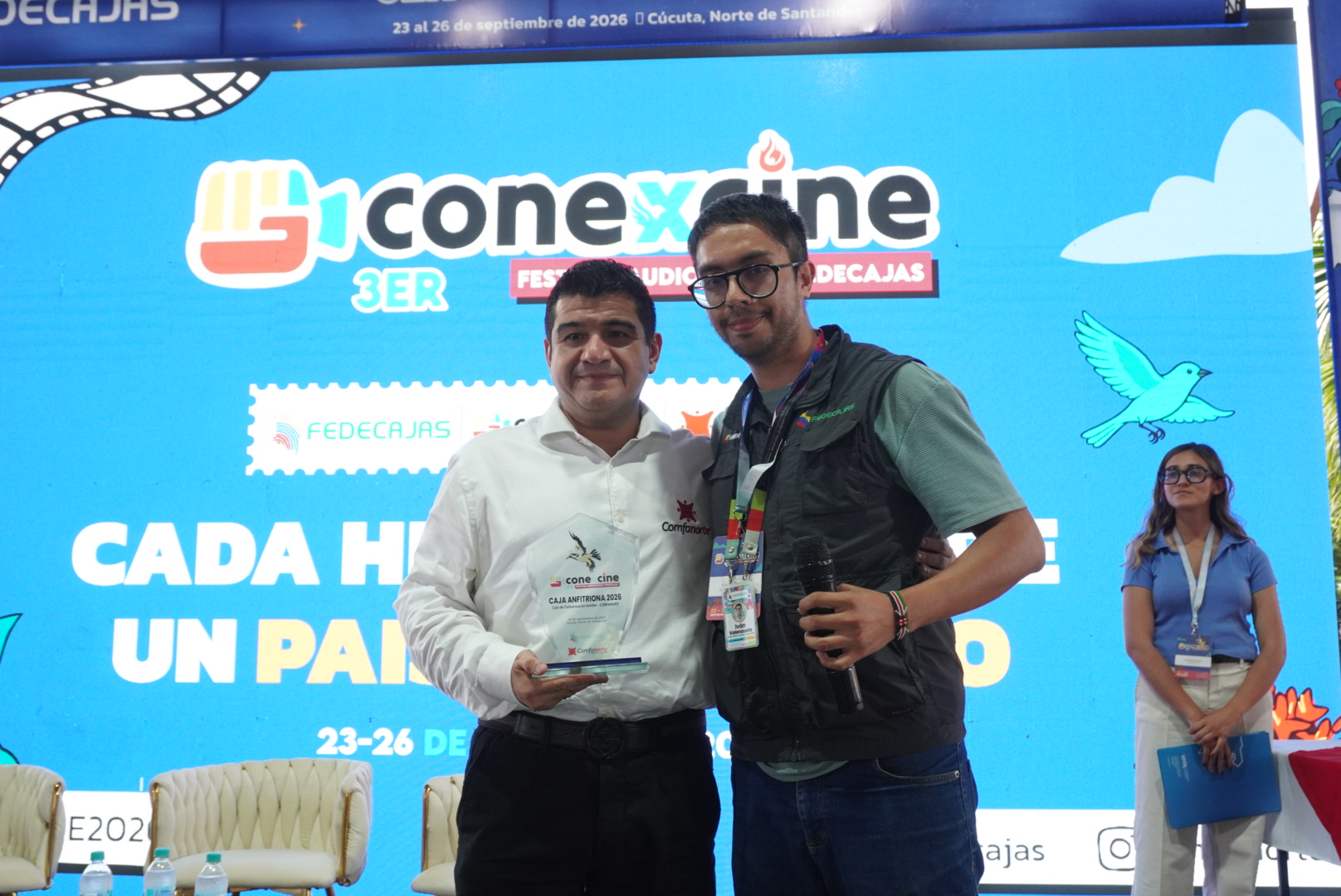 Reconocimiento a la caja anfitriona de CONEXCINE 2026
