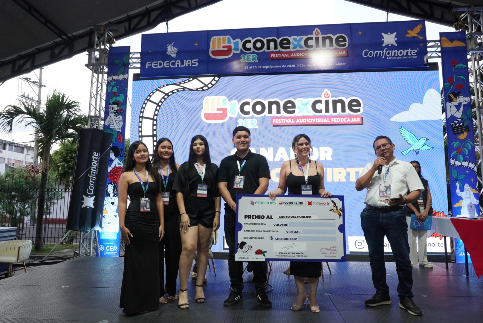 Ganador del cortometraje del público de CONEXCINE 2026