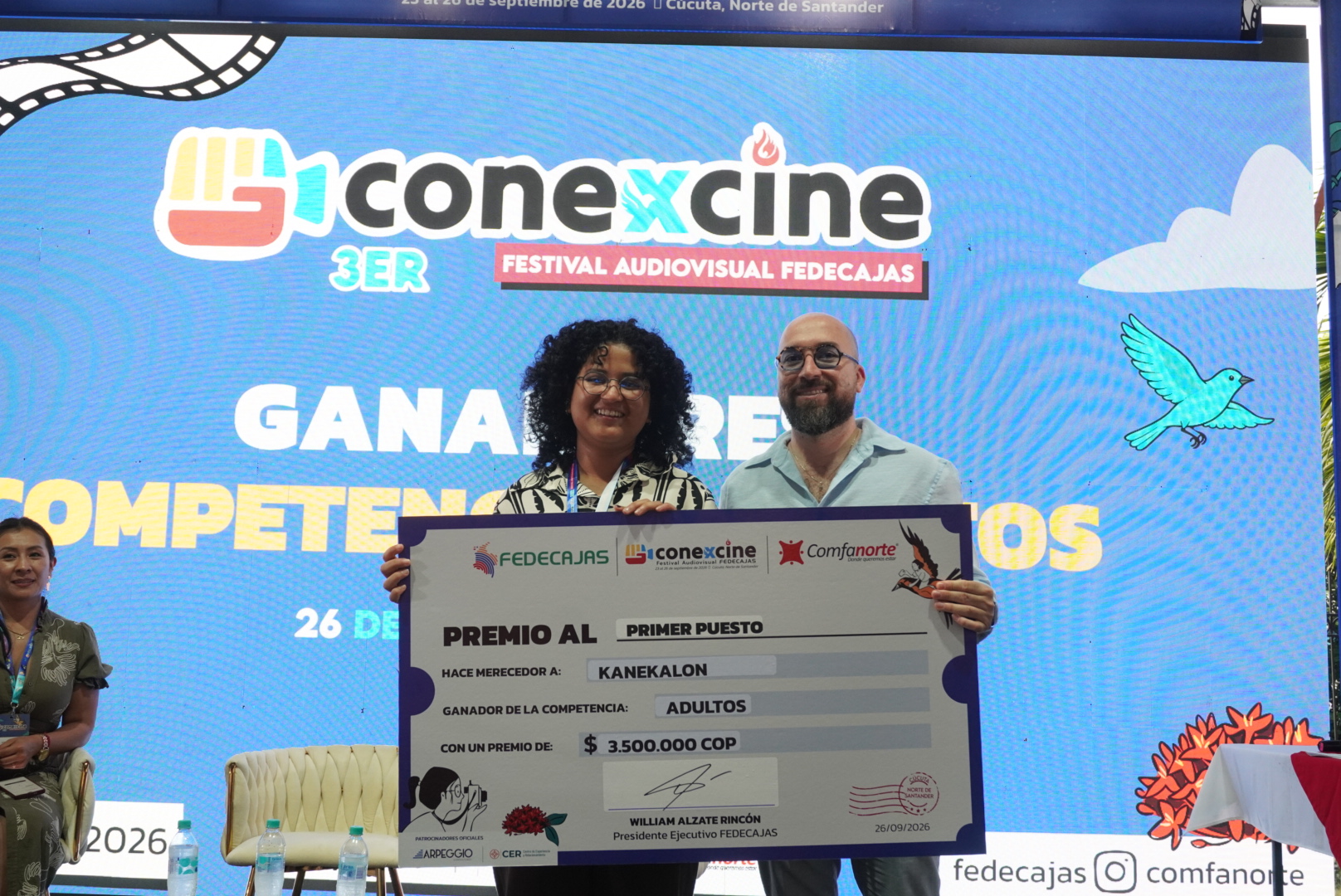 Primer puesto de la Competencia Adultos de CONEXCINE 2026
