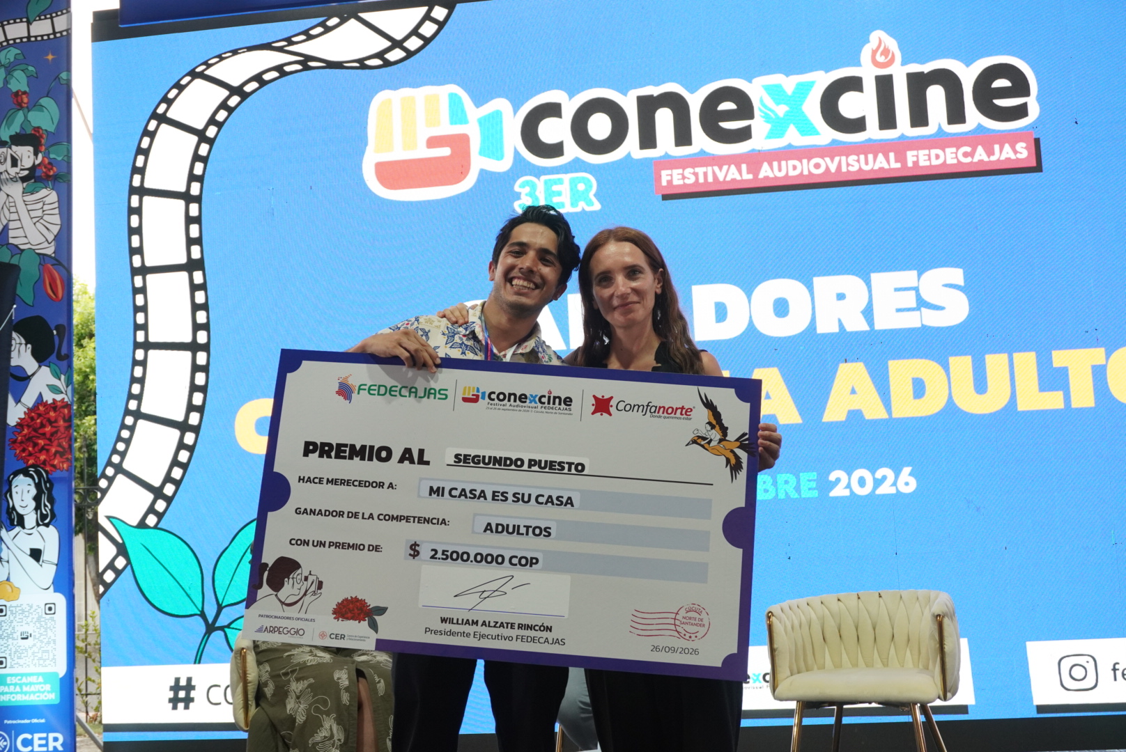 Segundo puesto de la Competencia Adultos de CONEXCINE 2026