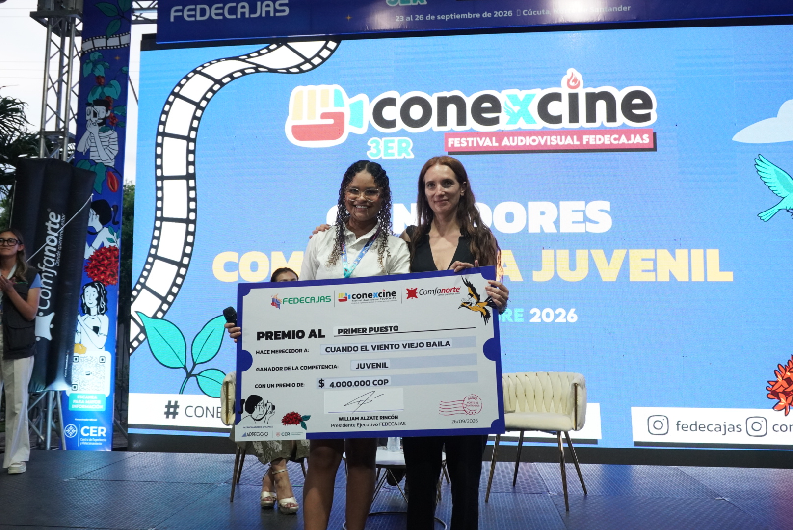 Primer puesto de la Competencia Juvenil de CONEXCINE 2026