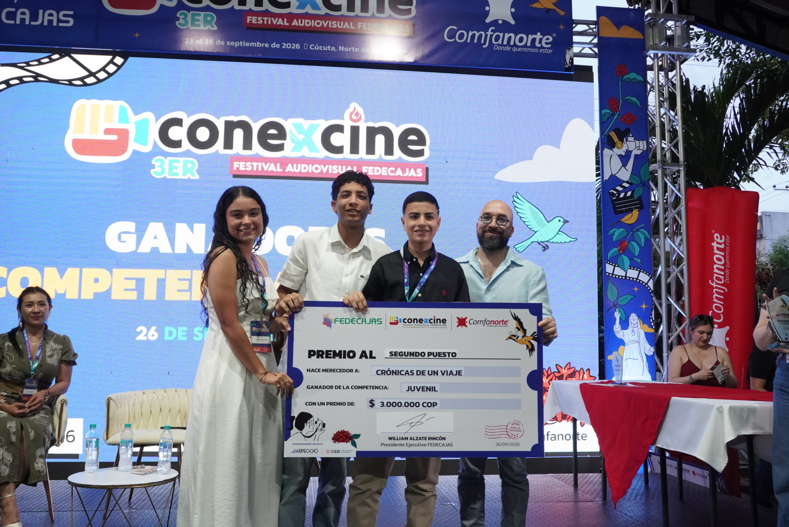 Segundo puesto de la Competencia Juvenil de CONEXCINE 2026