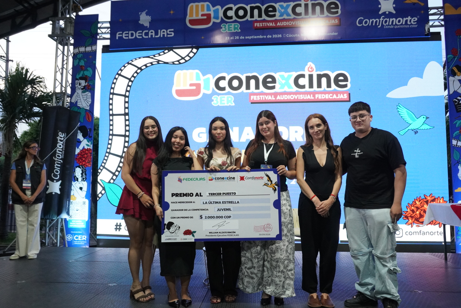 Tercer puesto de la Competencia Juvenil de CONEXCINE 2026