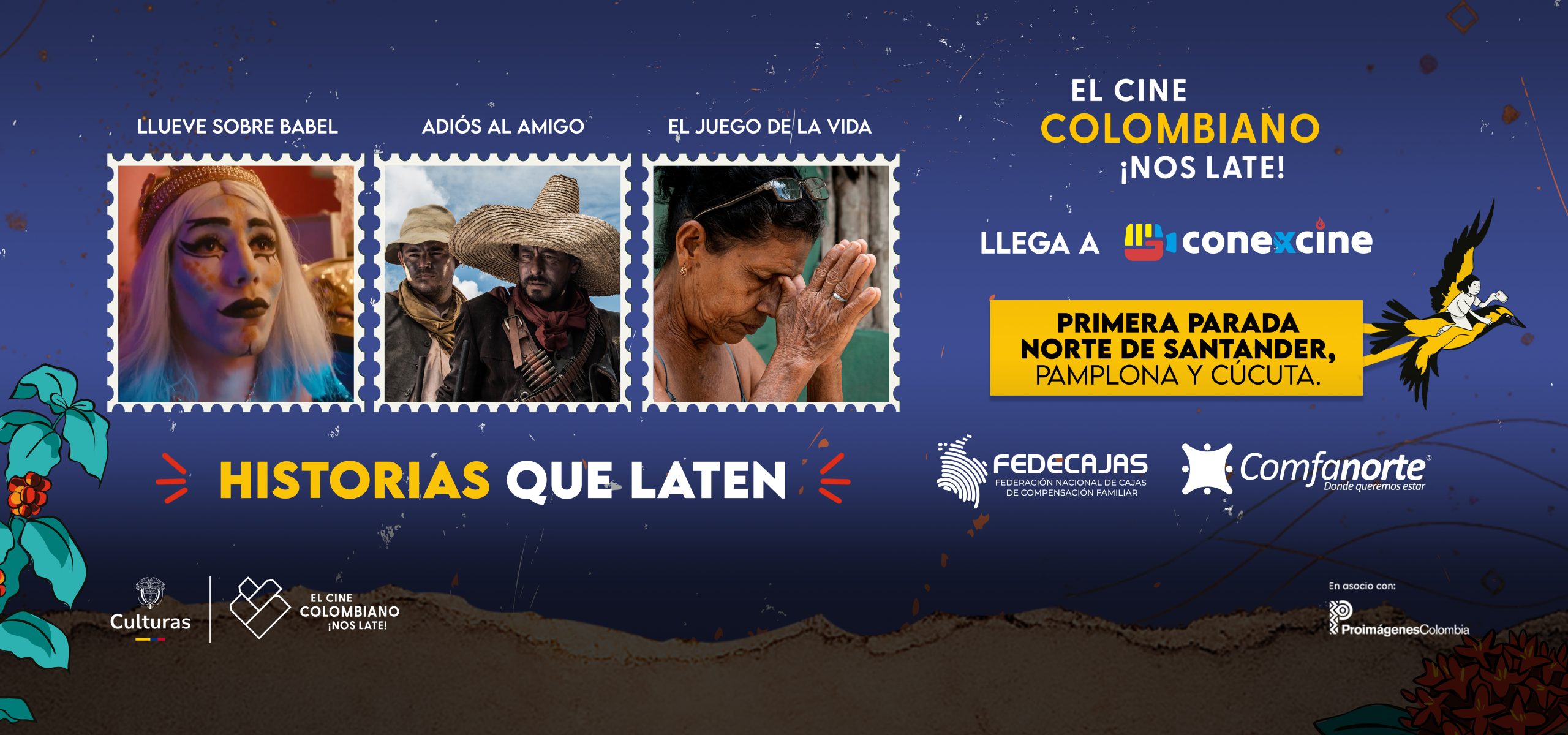 CONEXCINE y El Cine Colombiano ¡Nos Late! llegan a Norte de Santander con actividades en Pamplona y Cúcuta.